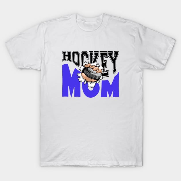 Hockey mom T-Shirt by Laakiiart